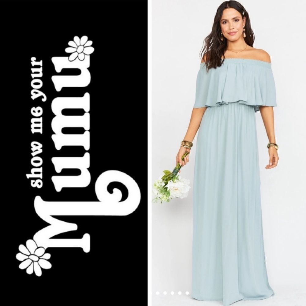 Show me your Mumu Hacienda Maxi Dress Sage crisp size M